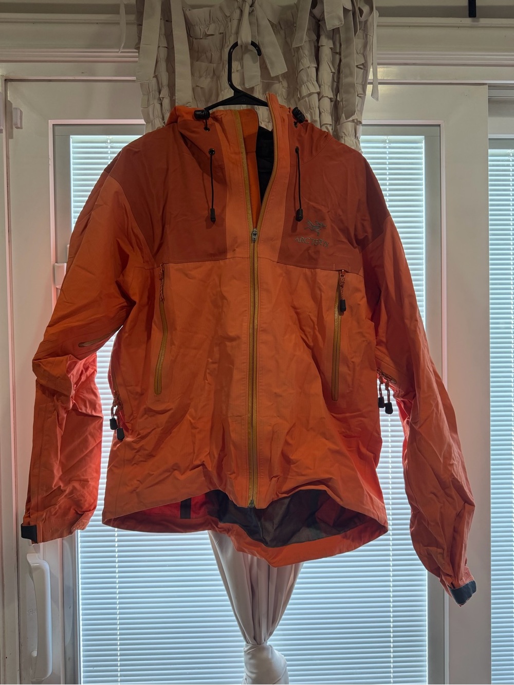 Arc'teryx Men's Orange Hooded Ski Jacket